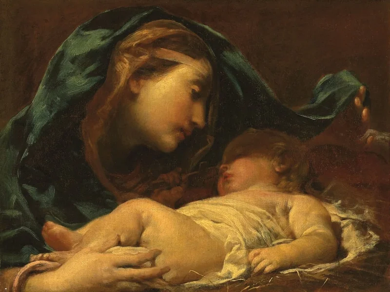 1665-Giuseppe Crespi - Madonna col Bambino